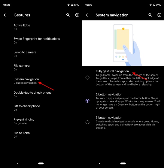 Android Q’s New iPhone-style Navigation Gestures in Action!