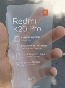 Upcoming Redmi Flagship Specs Leaked; May be Called the Redmi K20 Pro