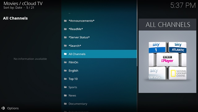 how to install one channel on kodi