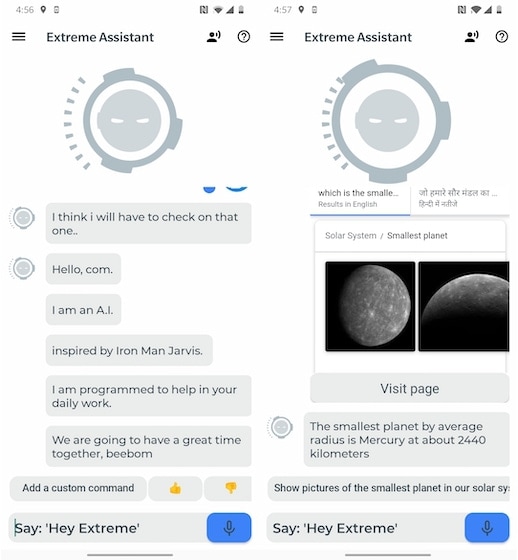 7. Extreme - Personal Voice Assistant