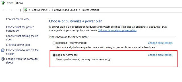 Change Power Plan 3