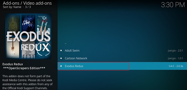 Get Exodus on Kodi 4