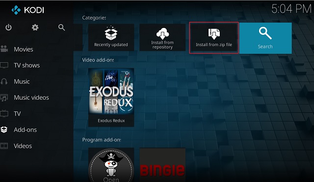 Install Kodi Skin From ZIP File 2