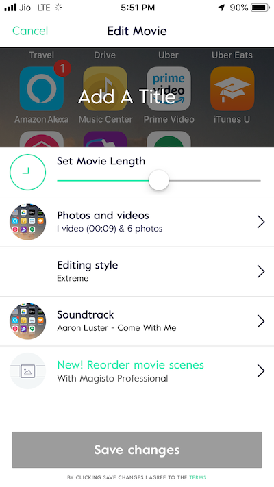 10. Magisto - Instagram Video Editor