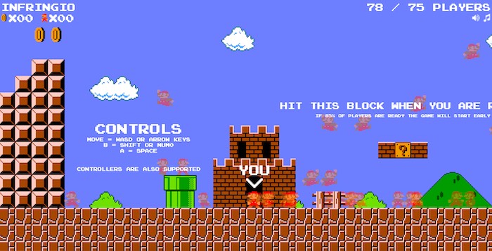 Super Mario with Battle Royale is a Lot of Fun!