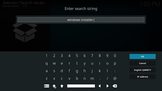 install the windows installer add on