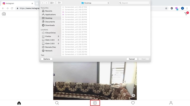 instagram for mac sharing