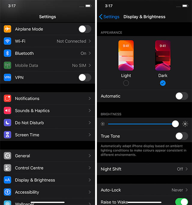 iOS 13 Dark Mode vs Android Q Dark Mode Beebom