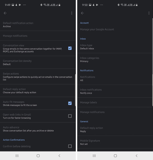 Gmail for Android is Getting a Dark Mode