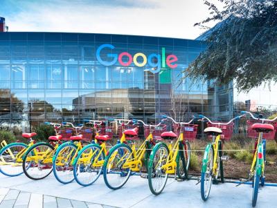 google building with cycles