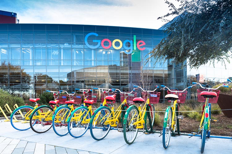 google building with cycles