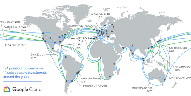 Google is Building a Subsea Cable between Europe and South Africa