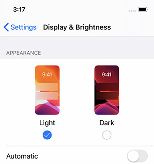 iOS 13 Dark Mode vs Android Q Dark Mode