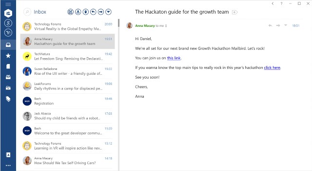 mailbird windows 10 email app
