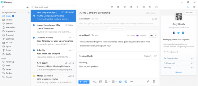 best email clients for mac that work with zoho