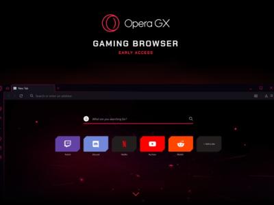 opera GX gaming browser