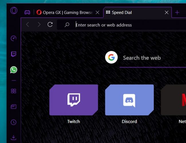 Opera GX, Gaming Browser