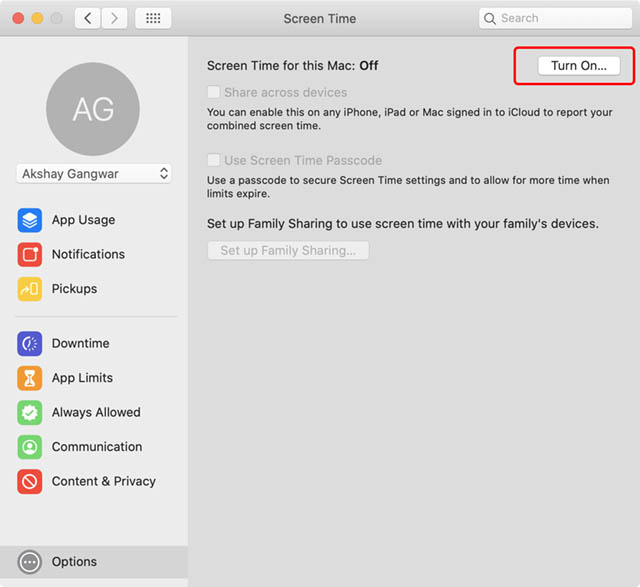 How to Turn on Screen Time on Mac