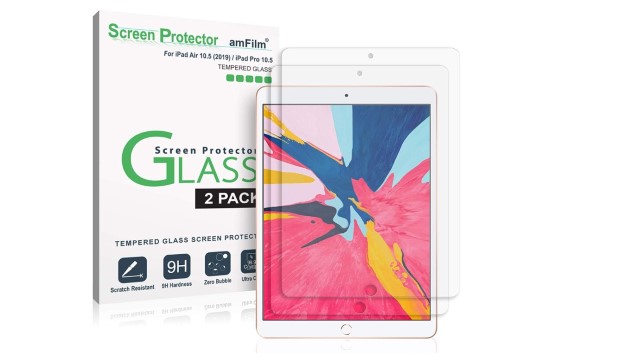 1. amFilm Glass Screen Protector for iPad Air 3 (2019)