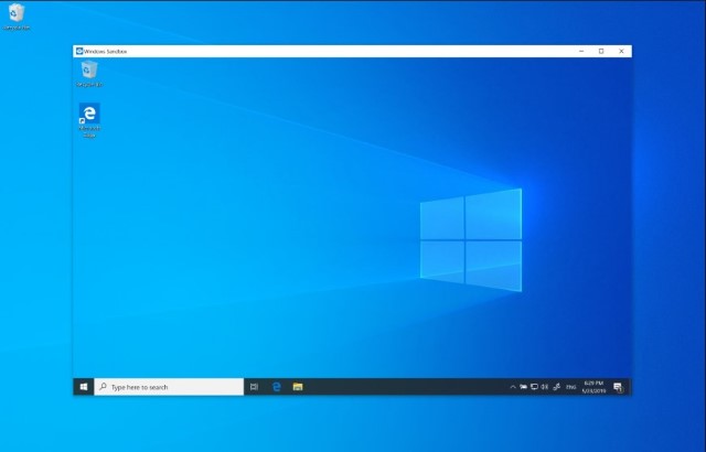Windows Sandbox Best Windows 10 Features