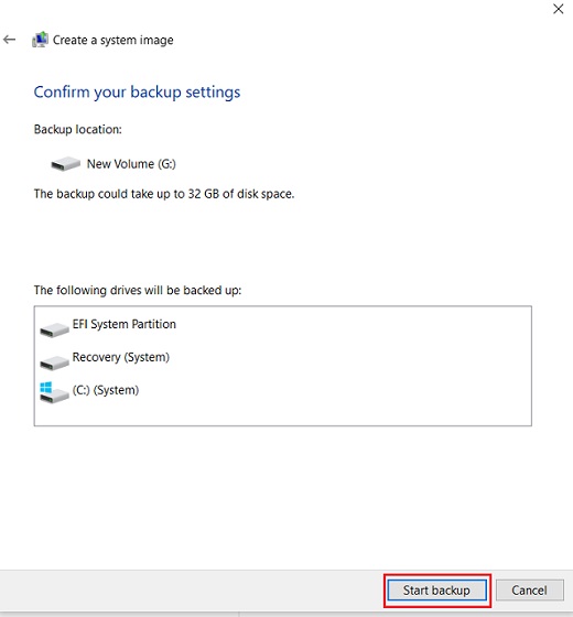 Create a Full Windows 10 Backup with Backup and Restore 5