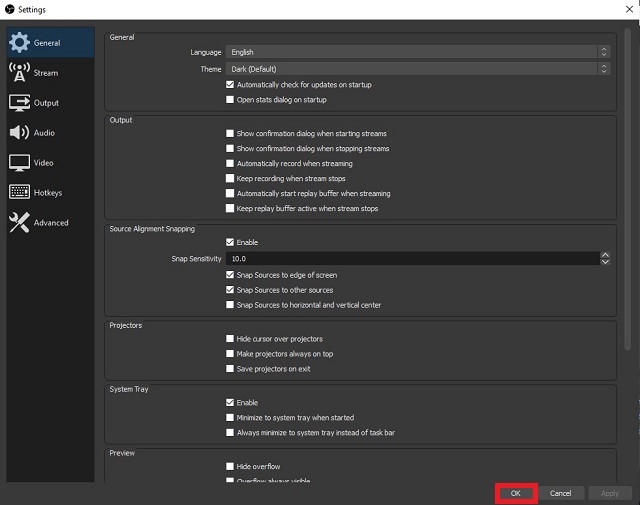 obs studio windows 10 manual