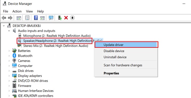 Fix Realtek HD Audio Manager Missing Error 2