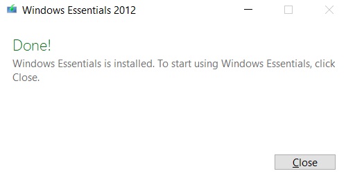  A Windows Essentials telepítése Windows rendszerre 10 4
