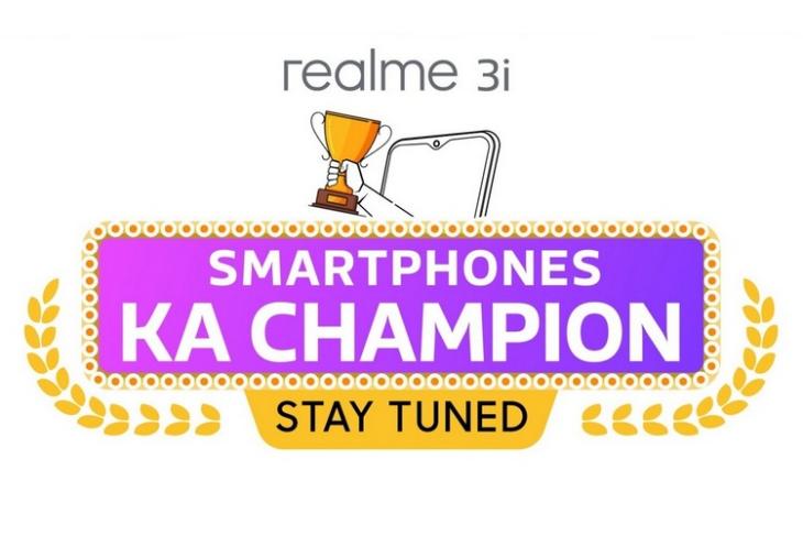 Realme 3i teaser website