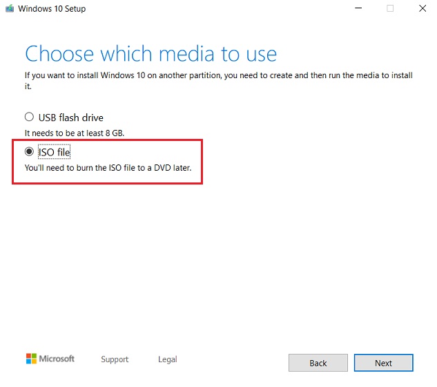 Reset Windows 10 with Windows Installer