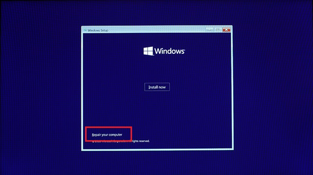Reset Windows 10 with an Installation Media 3