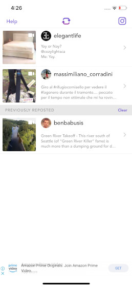 Save Insta Video on iOS