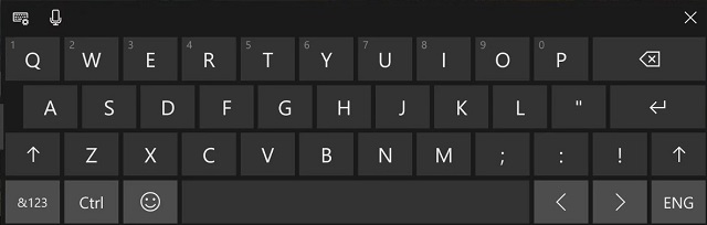 Smart Touch Keyboard in Windows 10