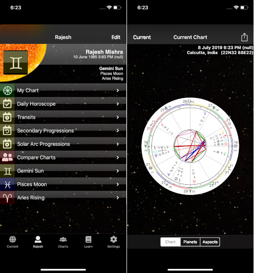 Astrology Chart App Android