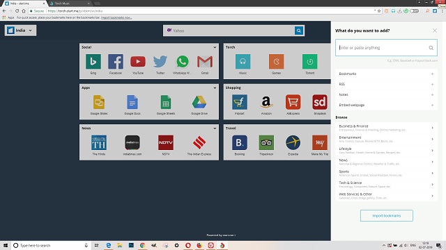Torch-Browser Voor Windows 10