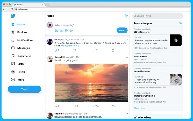 Redesigned Twitter With Dark Mode, Simpler Navigation Starts Rolling Out Globally