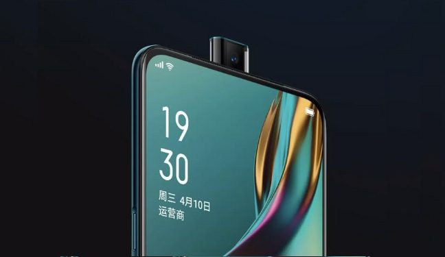 Oppo K3 pop-up camera