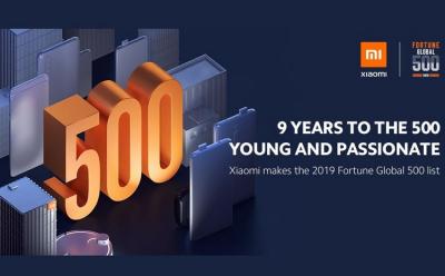 Xiaomi Fortune 500 Entry website