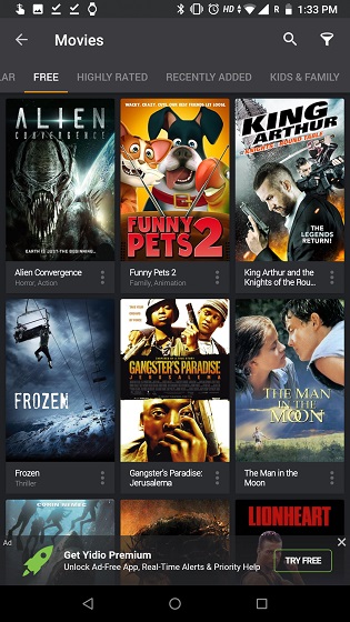 Ios movie best sale app free