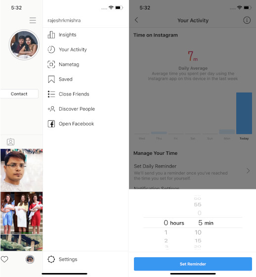 instagram activity tracking