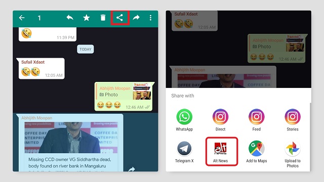 alt news whatsapp
