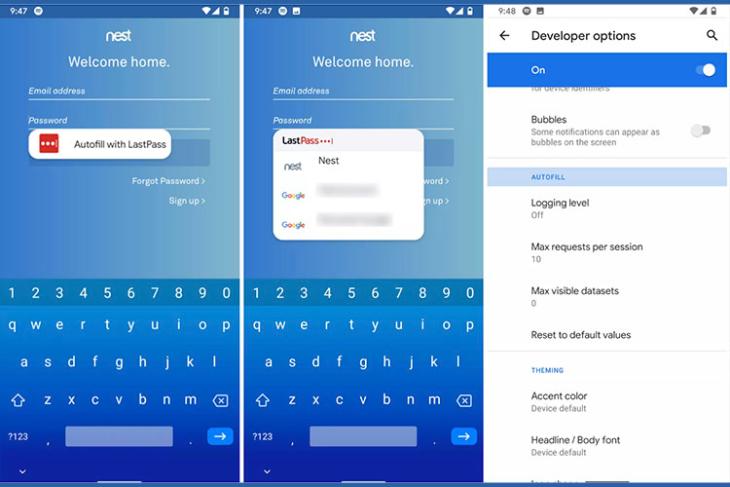 android q beta 5 autofill redesign featured