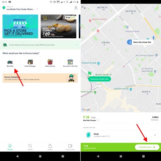 Dunzo Challenges Uber and Ola with Introduction of Bike Rides in Noida