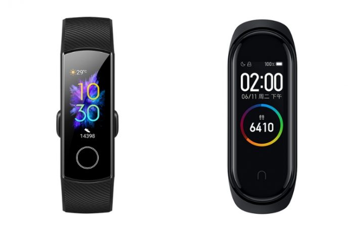 samsung gear fit 2 vs honor band 4