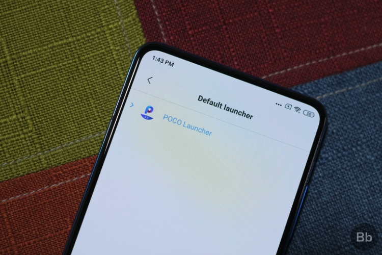 Poco Launcher on the Redmi K20 Pro