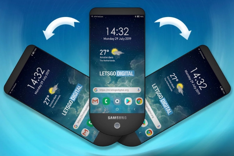 samsung triple screen phone