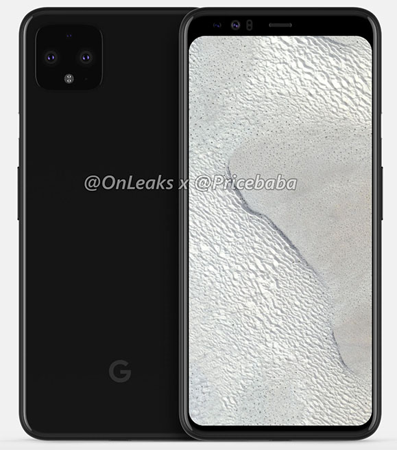 New Pixel 4 XL Render Reveals Triple Rear, Dual Front Cameras