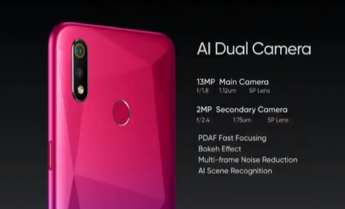 realme 3i camera