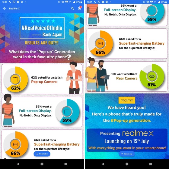 realme x india launch