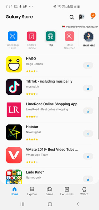 top apps galaxy store